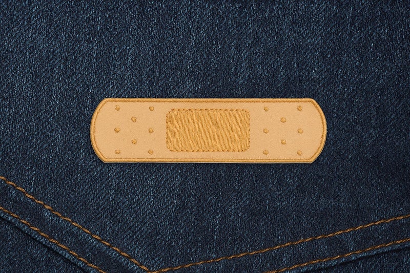 Graphic Dust Fake Medical Plaster Strip Bandage Plaster Embroidered Iron On Patch Adhesive Medic - Image 4